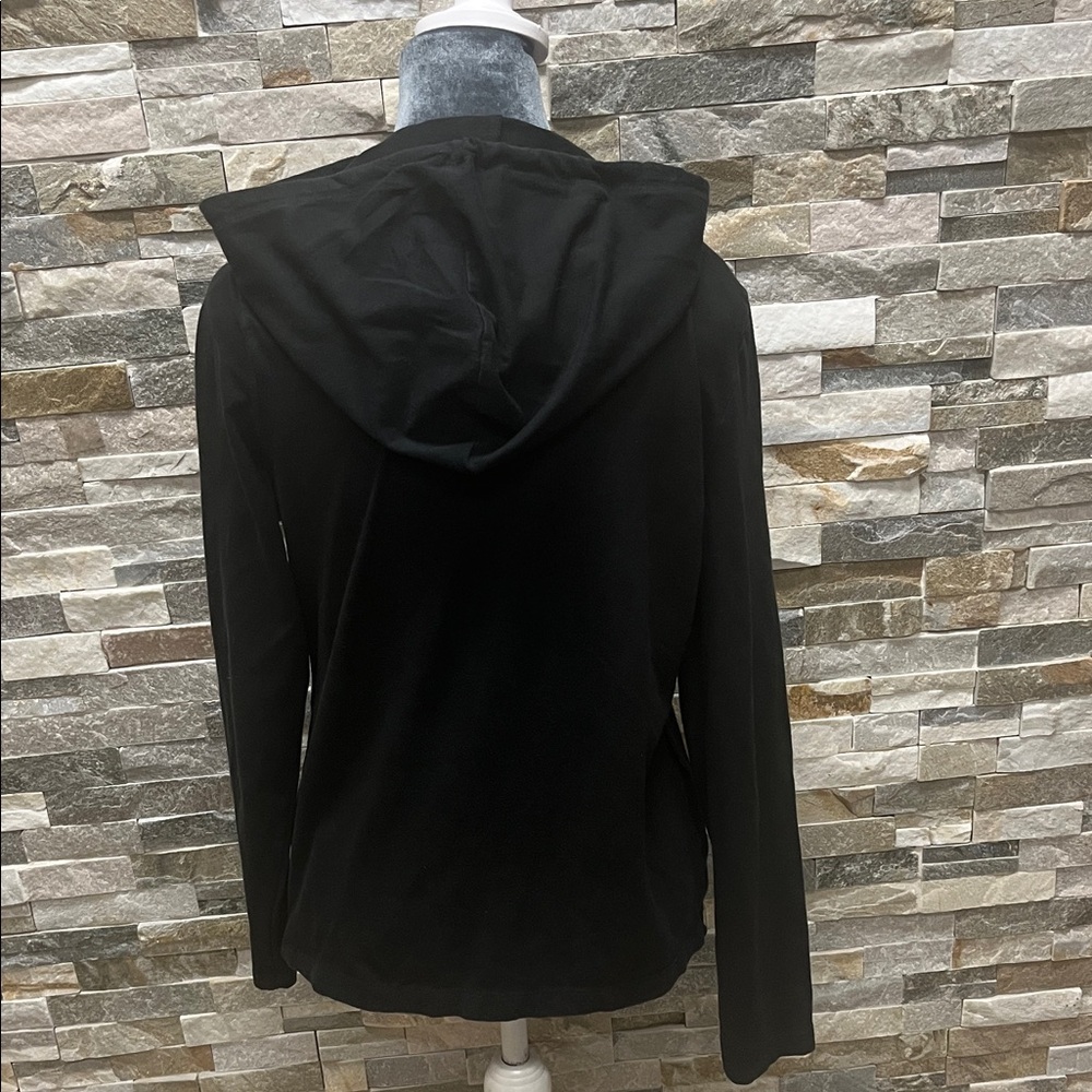 Danskin Now Black Hooded Utility Jacket - Picture 6 of 8